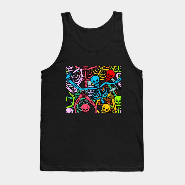 Dance with me skeleton Tank Top by SUGARCOATED